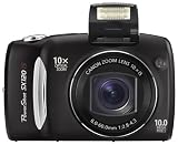 Canon PowerShot SX120 IS Digitalkamera (10 Megapixel, 10-fach opt. Zoom, 7,6 cm (3 Zoll) LCD-Display) schwarz