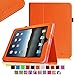 Fintie iPad 1 Folio Case - Slim Fit Vegan Leather Stand Cover with Stylus Holder for Apple iPad 1 1st Generation - Orange