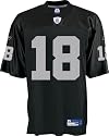 Men`s Oakland Raiders #18 Randy Moss Team Replica Jersey