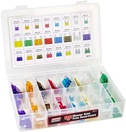 Hardware Machinery 68147 Master Auto Fuse Assortment, 88 Piece