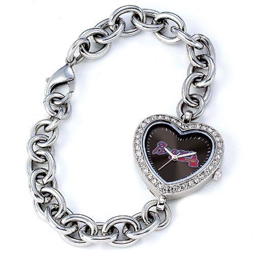 Atlanta Braves MLB Ladies Heart Series Watch
