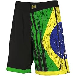 TapouT Black-Green Brazil Boardshorts