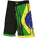 TapouT Black-Green Brazil Boardshorts