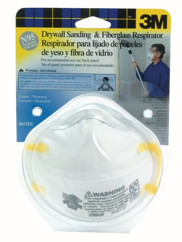 Childrens Toyshop  Tools & Hardware : 3M 8653ES Drywall Sanding Respirator 2-Pack