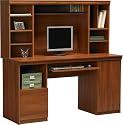Ameriwood Expert Plum Work Center with Hutch