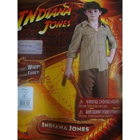 Indiana Jones Dressing up outfit with whip - Age 3-4