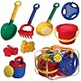 Complete Sand & Water Beach Play Set: Includes Toys, Watering Can, Bucket, Shovel and more!