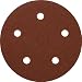 5 5 Hole Velcro Sanding Disc (A/O)- 240 Grit Use: Aluminum Oxide Resin Bond Cloth is versatile for metal, plastic and woodworking applications Product SKU: 101155