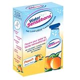 Water Sensations Clear Liquid Flavor Enhancer, Peach, 0.17 Ounce Liqui-packs, 12-Count Boxes (Pack of 9)