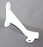 White Enamel Railing Handrail Bracket
