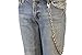TFJ Men Fashion Wallet Chain Chunky Metal Skulls Jeans Strong Skeletons Silver