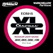 D'Addario ECB81S Chromes Bass Guitar Strings, Light, 45-100, Short Scale