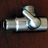 Brushed Nickel Dual Showerhead Diverter Valve (Solid Brass)