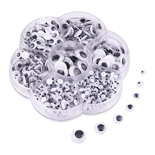 Kuuqa 700 pieces mixed wiggle googly eyes self adhesive…