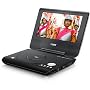 Coby TFDVD7008 7-Inch Portable DVD/CD/MP3 Player, Black