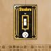Pittsburgh Steelers Art Glass Light Switch Plate Cover