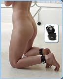Ankle Cuffs Leather Black