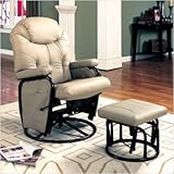 IMAGE OF Gearhart Glider Rocker with Ottoman in Bone