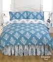 Teal Duvet Cover - Luxury Quilt Set - Elegance - Double
