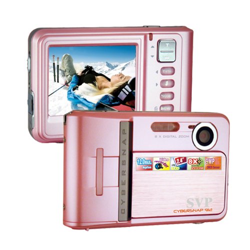 SVP NEW 9MP Pink Digital Camera+ Video Recorder+8X Zoom~ UltraSlim
