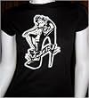 Lucky 13 Foot Fetish Woman's T-Shirt Black