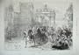 1875 King Alfonso Madrid Spain Procession Calle Alcala