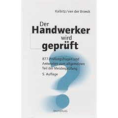 Der Handwerker wird gepr�ft