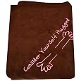 Consider Yourself Hugged 50" x 60" Stadium Blanket, Chocolate/Pink Lowest Price