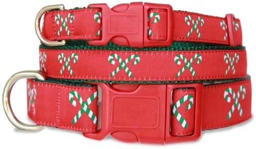 Candy Cane Dog Collar
