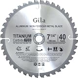 Buy 7-1 4-Inch 40 Teeth TCG Non-Ferrous Metal Cutting Carbide Saw Blade by Gilatools