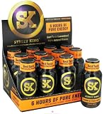 Street King SK 6 Hours of Energy Drink Shots Orange Mango 12 Pack