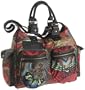 Desigual Bols_London Yylon Stripes 26X5122, Damen Umh�ngetaschen 38x32x14 cm (B x H x T)