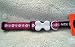 Red Dingo Designer Dog Collar, Medium, Daisy Chain Purple