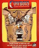 5513 Vinyl Double Holster Set With Badge