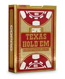 Copag Poker Size Regular Index Texas Holdem Playing Cards (Single Red Deck)