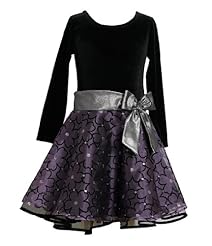 Girls Dots Print  Applique Cotton Sleeveless Tunic  With a Bow(s)