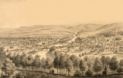 Bethlehem and South Bethlehem, Pennsylvania, 1877