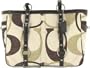 Coach Signature Tonal East West Gallery Business Bag Purse Tote 13810 Chocolate Brown Multi