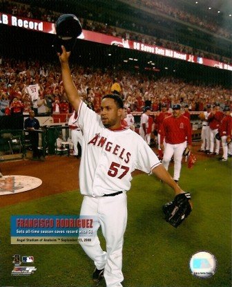 Francisco Rodriguez Saves Record 8x10 Photo