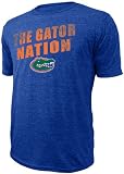 NCAA Florida Gators Hometown Hero Crew Neck Tee, Royal Heather, Large at Amazon.com