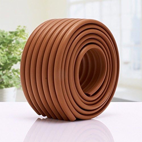 TTBOO Edge Guard & Corner Bumpers for Baby Proofing - Easy to Install, Extra Long Corner Cushion Bumper, More Dense Edge Protector to Absorb Impact, Protect Your Loved Ones,Brown
