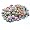 Birthstone Spacer Bead Charm (5 Assorted Murano Beads)