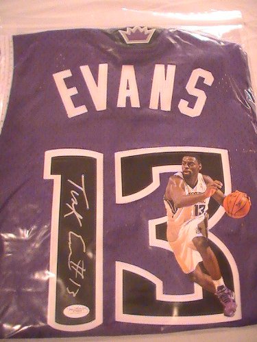 TYREKE EVANS SIGNED AUTOGRAPHED JERSEY SACRAMENTO KINGS JSA