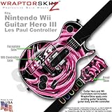 Alecias Swirl 02 Hot Pink Skin by WraptorSkinz TM fits Nintendo Wii Guitar  ....