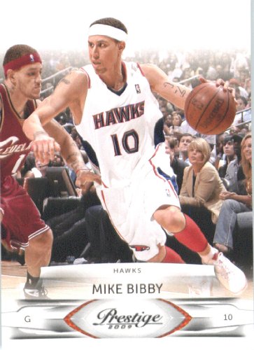 2009 /10 Panini Prestige Basketball Card # 3 Mike Bibby Atlanta Hawks Mint Condition- Shipped In Protective Screwdown Display Case!