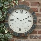 Slate Effect Clock