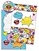 iscream Pack of 8 Fold-over Ready to Send Note Cards - Comic Laughs