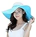 Kaisifei Bowknot Casual Straw Women Summer Hats Big Wide Brim Beach Hat