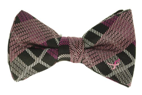 Susan G Komen for the Cure Bow Tie - Grid with Ribbon