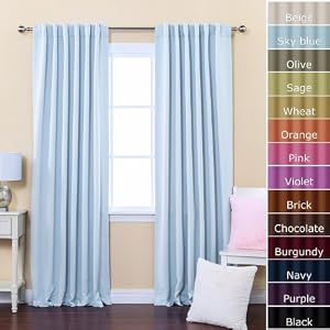 Amazon.com - Best Home Fashion Thermal Insulated Blackout Curtains